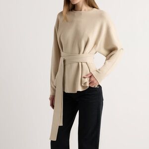 Modern Citizen Nara tie front sweater Top size XL